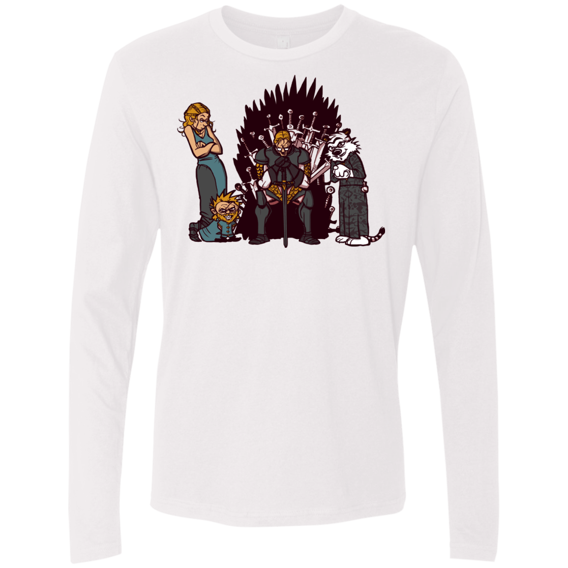 T-Shirts White / S Game Of Conspiracy Men's Premium Long Sleeve