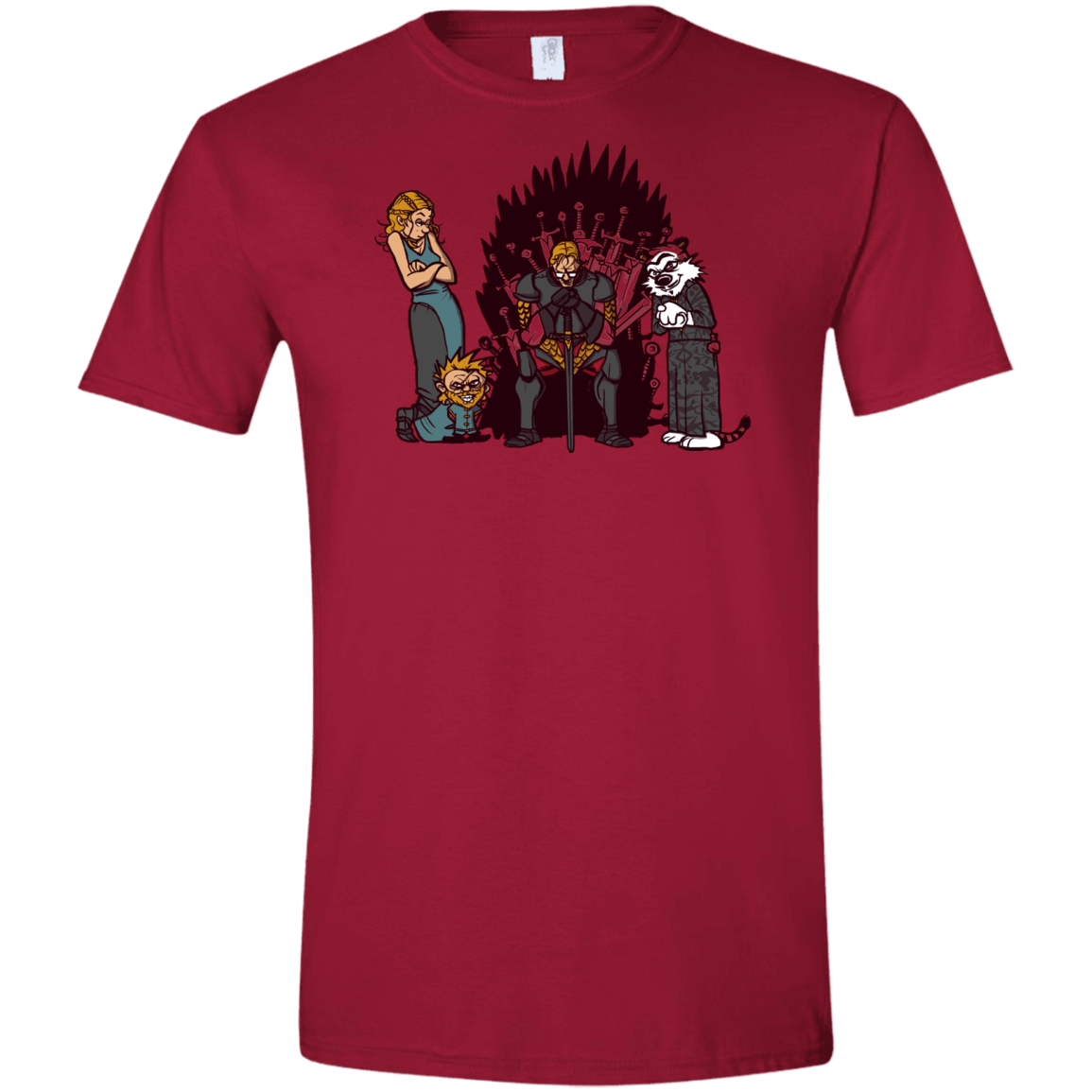 T-Shirts Cardinal Red / S Game Of Conspiracy Men's Semi-Fitted Softstyle