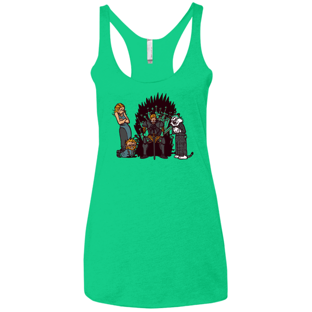 T-Shirts Envy / X-Small Game Of Conspiracy Women's Triblend Racerback Tank
