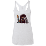 T-Shirts Heather White / X-Small Game Of Conspiracy Women's Triblend Racerback Tank