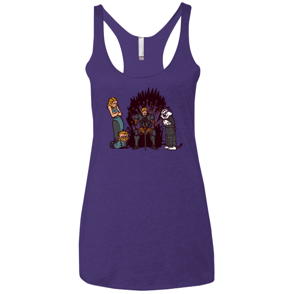 T-Shirts Purple Rush / X-Small Game Of Conspiracy Women's Triblend Racerback Tank