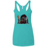 T-Shirts Tahiti Blue / X-Small Game Of Conspiracy Women's Triblend Racerback Tank