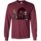 T-Shirts Maroon / YS Game Of Conspiracy Youth Long Sleeve T-Shirt