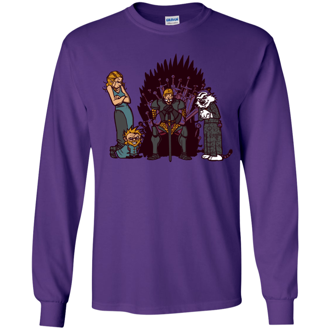T-Shirts Purple / YS Game Of Conspiracy Youth Long Sleeve T-Shirt
