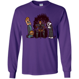 T-Shirts Purple / YS Game Of Conspiracy Youth Long Sleeve T-Shirt