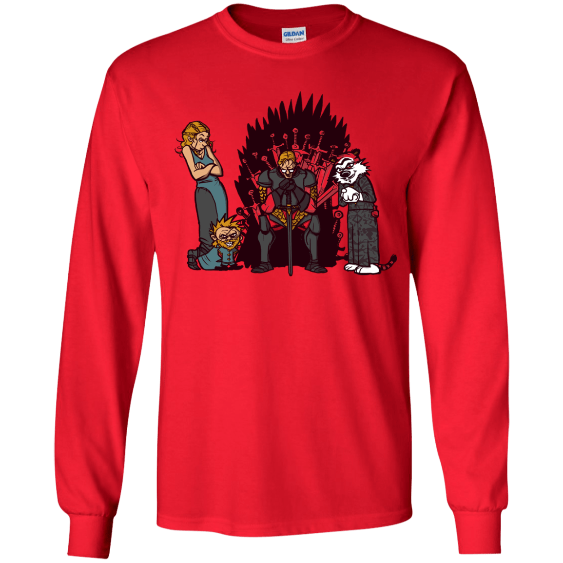 T-Shirts Red / YS Game Of Conspiracy Youth Long Sleeve T-Shirt