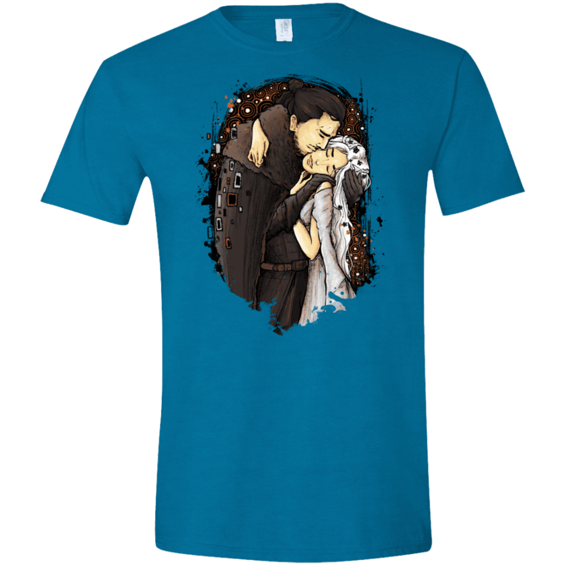 T-Shirts Antique Sapphire / S Game of Kisses Men's Semi-Fitted Softstyle