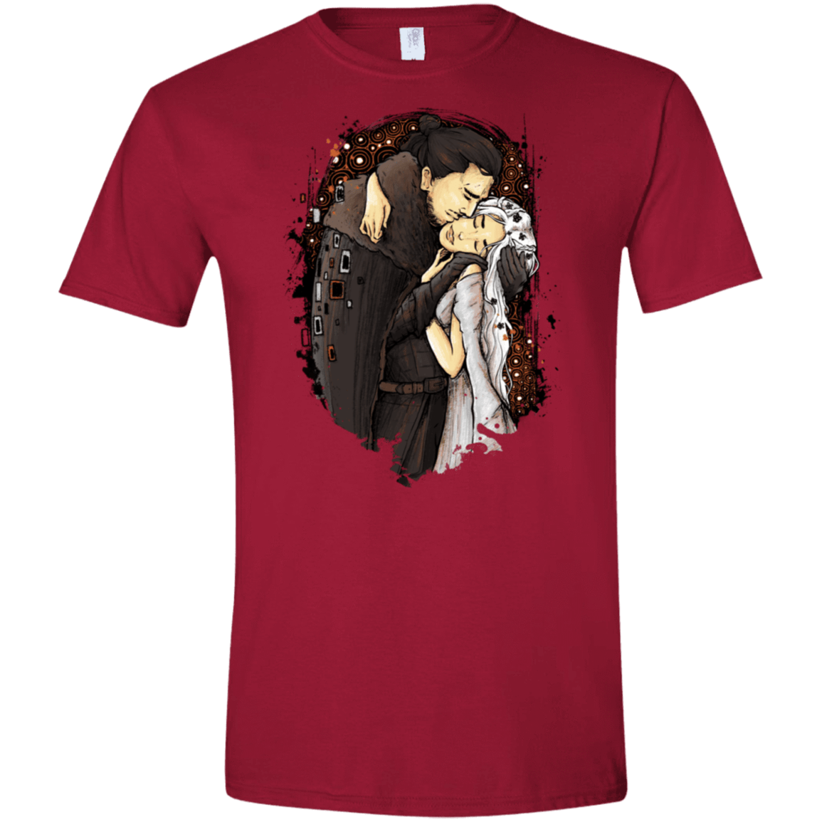 T-Shirts Cardinal Red / S Game of Kisses Men's Semi-Fitted Softstyle