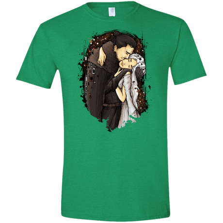 T-Shirts Heather Irish Green / S Game of Kisses Men's Semi-Fitted Softstyle