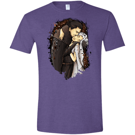 T-Shirts Heather Purple / S Game of Kisses Men's Semi-Fitted Softstyle