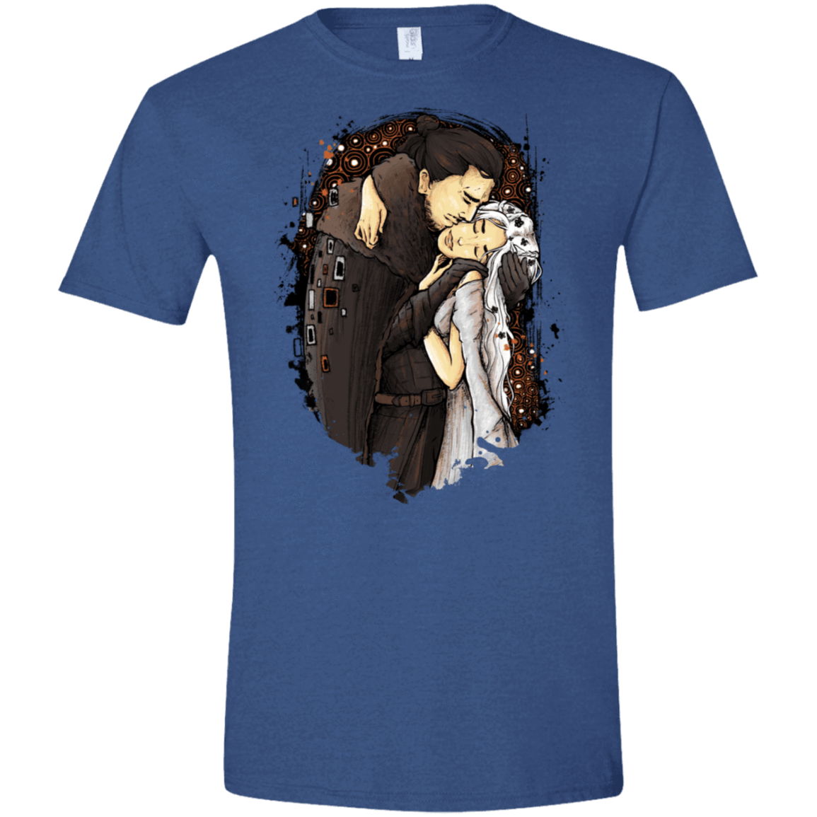 T-Shirts Heather Royal / X-Small Game of Kisses Men's Semi-Fitted Softstyle