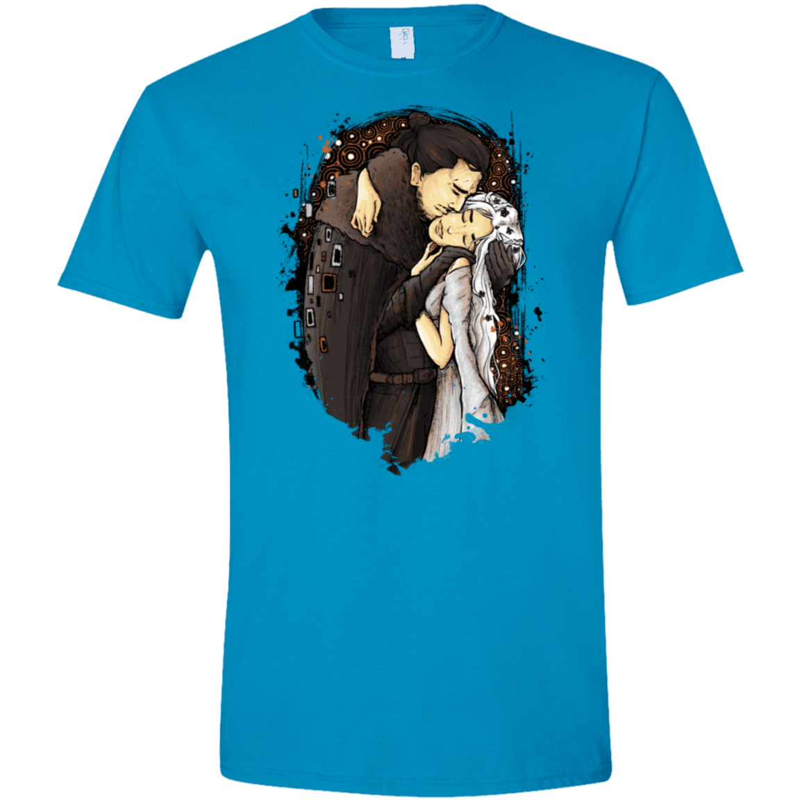 T-Shirts Sapphire / S Game of Kisses Men's Semi-Fitted Softstyle