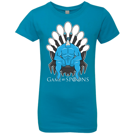 T-Shirts Turquoise / YXS Game of Spoons Girls Premium T-Shirt