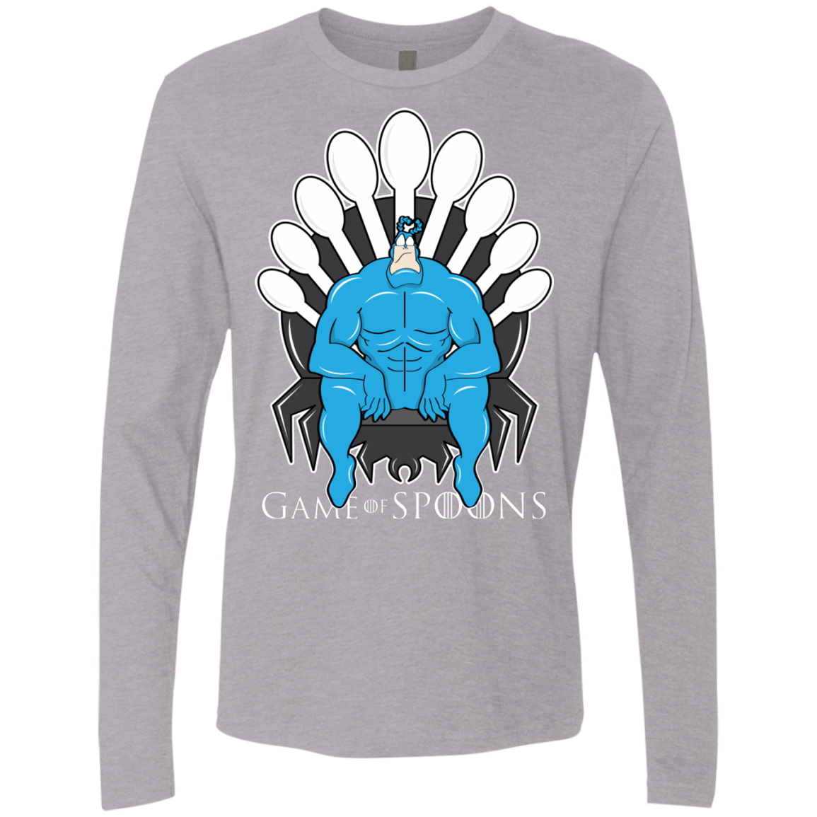 T-Shirts Heather Grey / Small Game of Spoons Men's Premium Long Sleeve