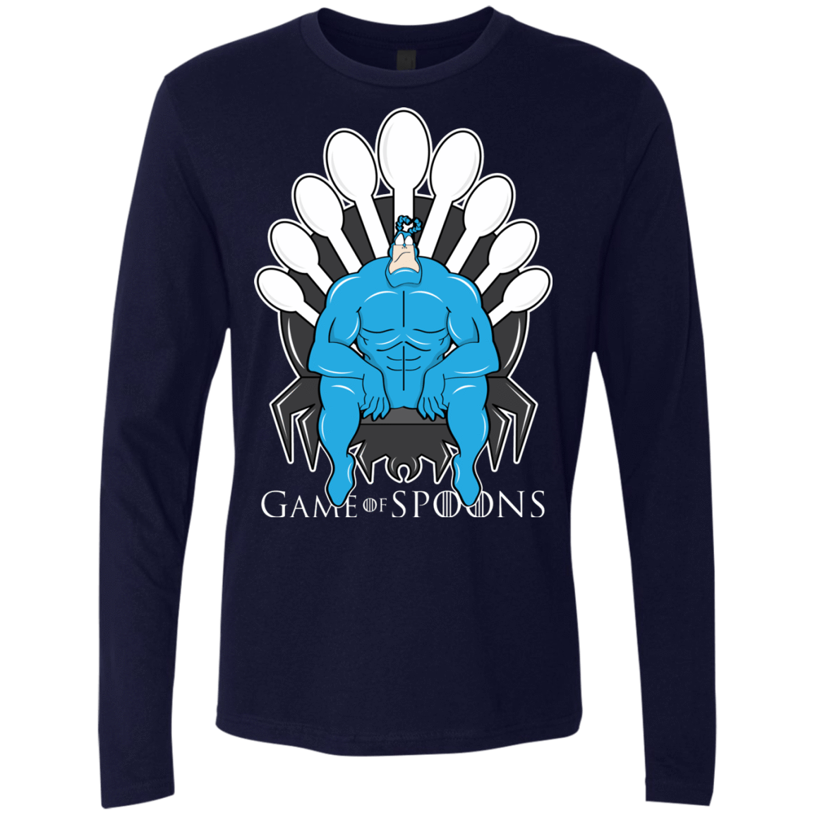 T-Shirts Midnight Navy / Small Game of Spoons Men's Premium Long Sleeve