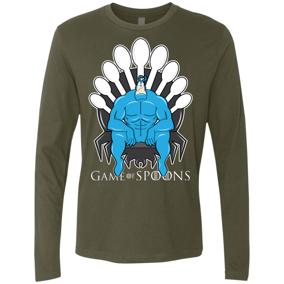 T-Shirts Military Green / Small Game of Spoons Men's Premium Long Sleeve