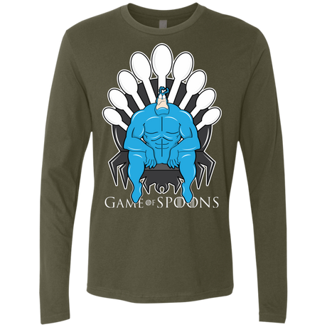 T-Shirts Military Green / Small Game of Spoons Men's Premium Long Sleeve