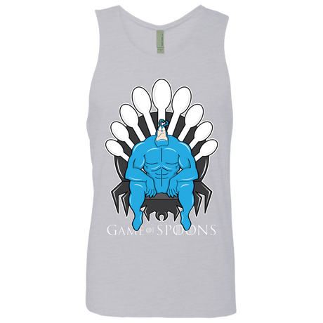 T-Shirts Heather Grey / Small Game of Spoons Men's Premium Tank Top