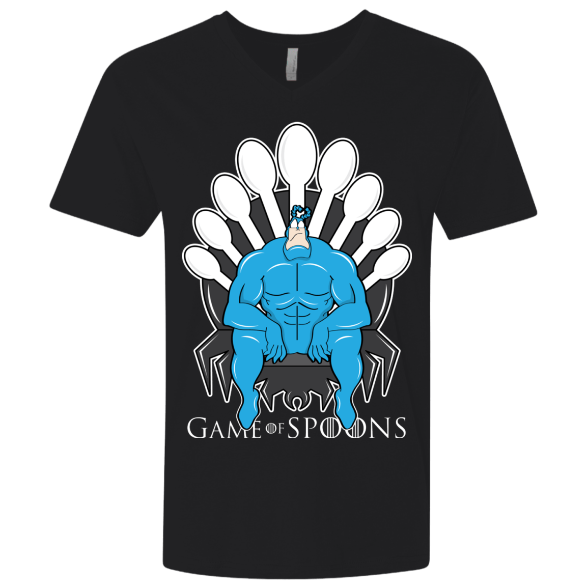 T-Shirts Black / X-Small Game of Spoons Men's Premium V-Neck