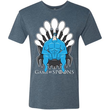 T-Shirts Indigo / Small Game of Spoons Men's Triblend T-Shirt