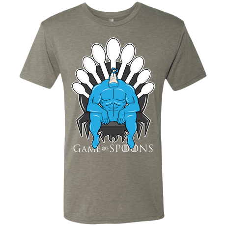 T-Shirts Venetian Grey / Small Game of Spoons Men's Triblend T-Shirt
