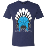 T-Shirts Vintage Navy / Small Game of Spoons Men's Triblend T-Shirt
