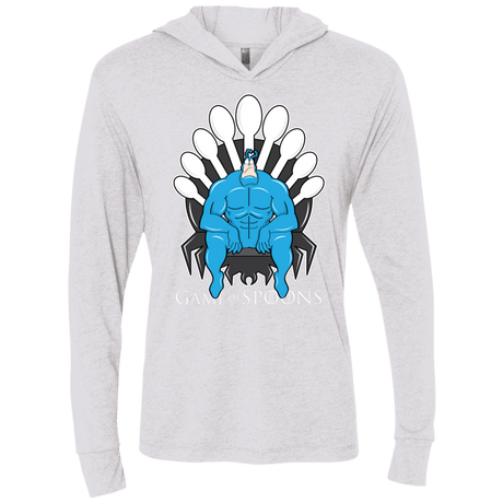T-Shirts Heather White / X-Small Game of Spoons Triblend Long Sleeve Hoodie Tee