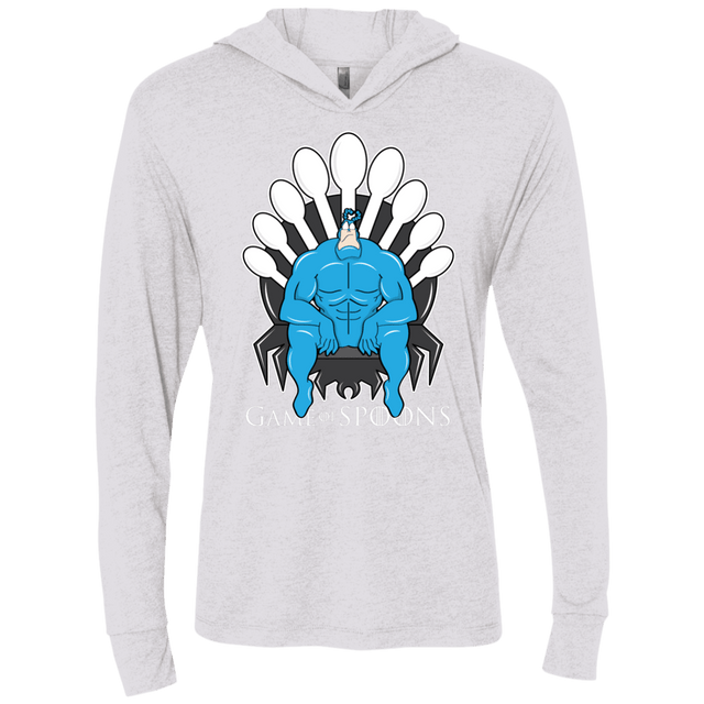 T-Shirts Heather White / X-Small Game of Spoons Triblend Long Sleeve Hoodie Tee