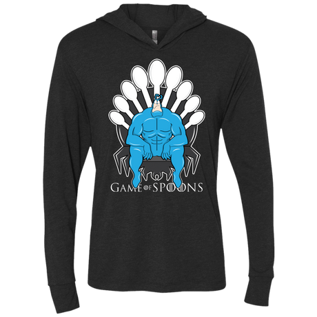 T-Shirts Vintage Black / X-Small Game of Spoons Triblend Long Sleeve Hoodie Tee