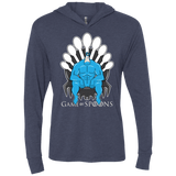 T-Shirts Vintage Navy / X-Small Game of Spoons Triblend Long Sleeve Hoodie Tee