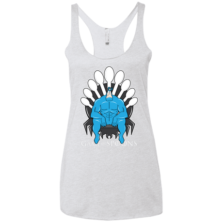 T-Shirts Heather White / X-Small Game of Spoons Women's Triblend Racerback Tank