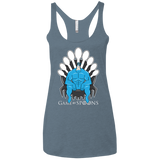 T-Shirts Indigo / X-Small Game of Spoons Women's Triblend Racerback Tank