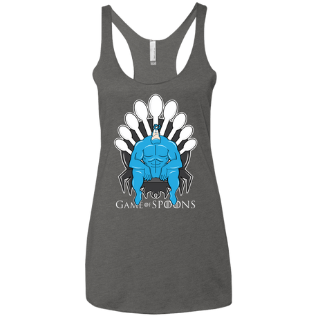 T-Shirts Premium Heather / X-Small Game of Spoons Women's Triblend Racerback Tank