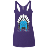 T-Shirts Purple / X-Small Game of Spoons Women's Triblend Racerback Tank