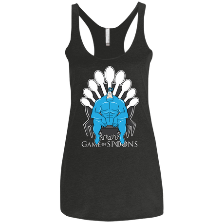 T-Shirts Vintage Black / X-Small Game of Spoons Women's Triblend Racerback Tank