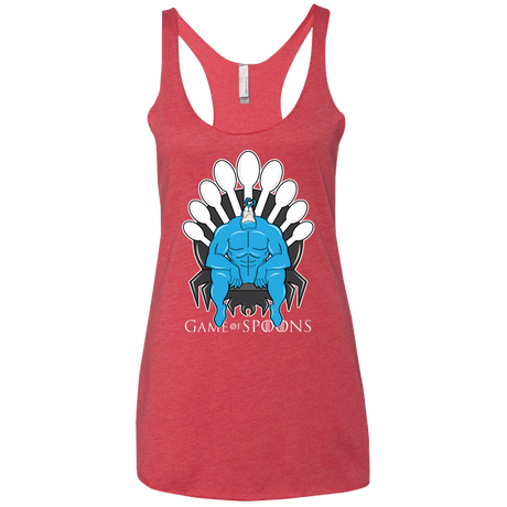 T-Shirts Vintage Red / X-Small Game of Spoons Women's Triblend Racerback Tank