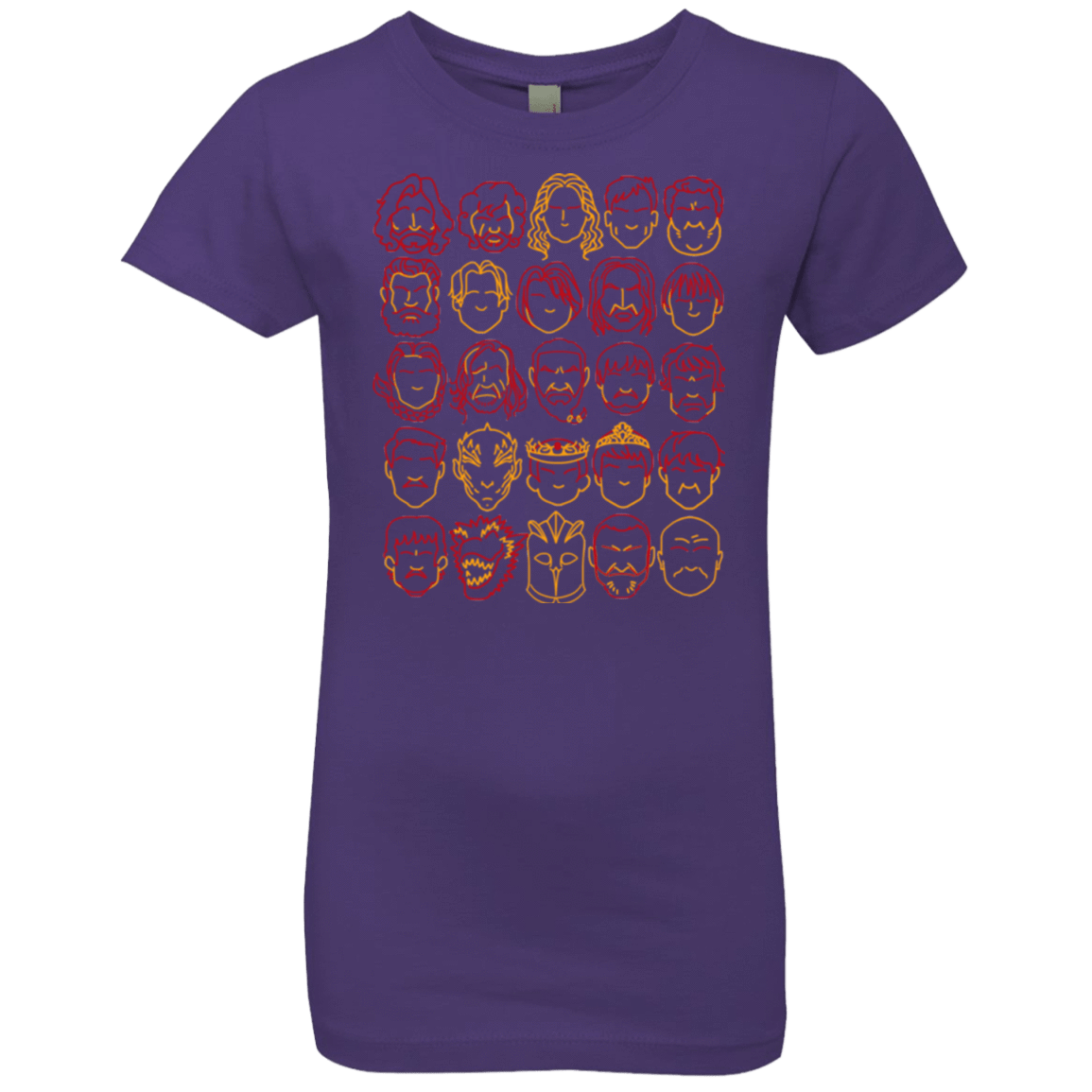 T-Shirts Purple Rush / YXS Game of Thrones Minimalism Girls Premium T-Shirt