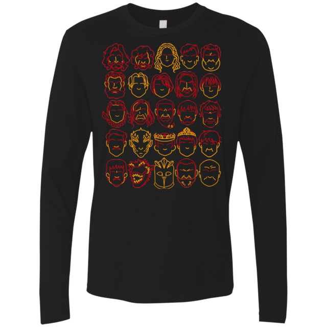 T-Shirts Black / Small Game of Thrones Minimalism Men's Premium Long Sleeve
