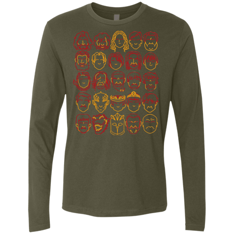 T-Shirts Military Green / Small Game of Thrones Minimalism Men's Premium Long Sleeve
