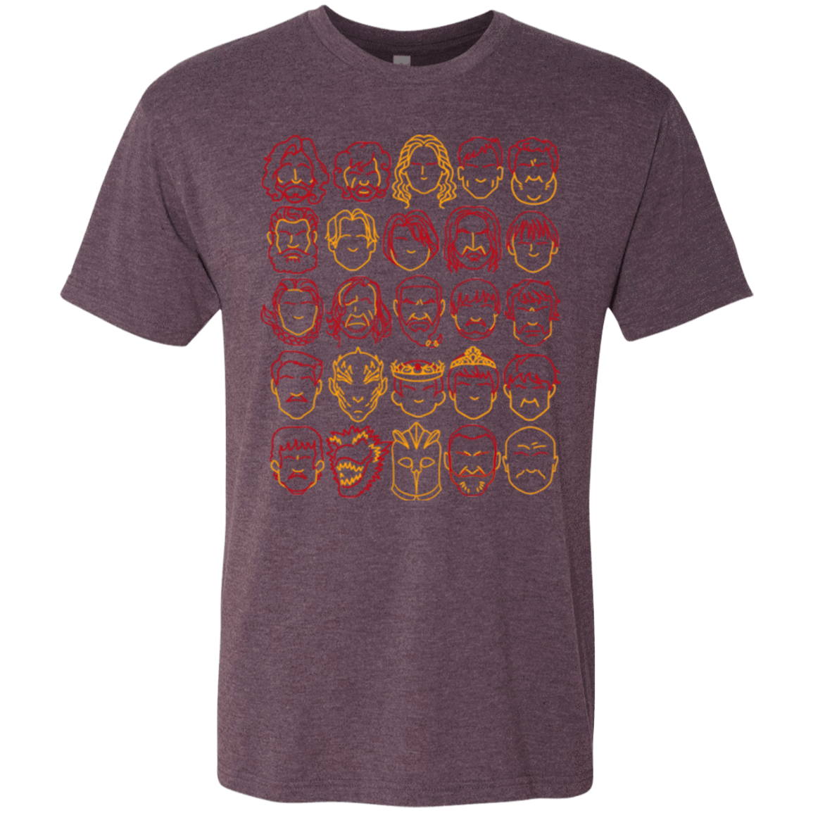 T-Shirts Vintage Purple / Small Game of Thrones Minimalism Men's Triblend T-Shirt