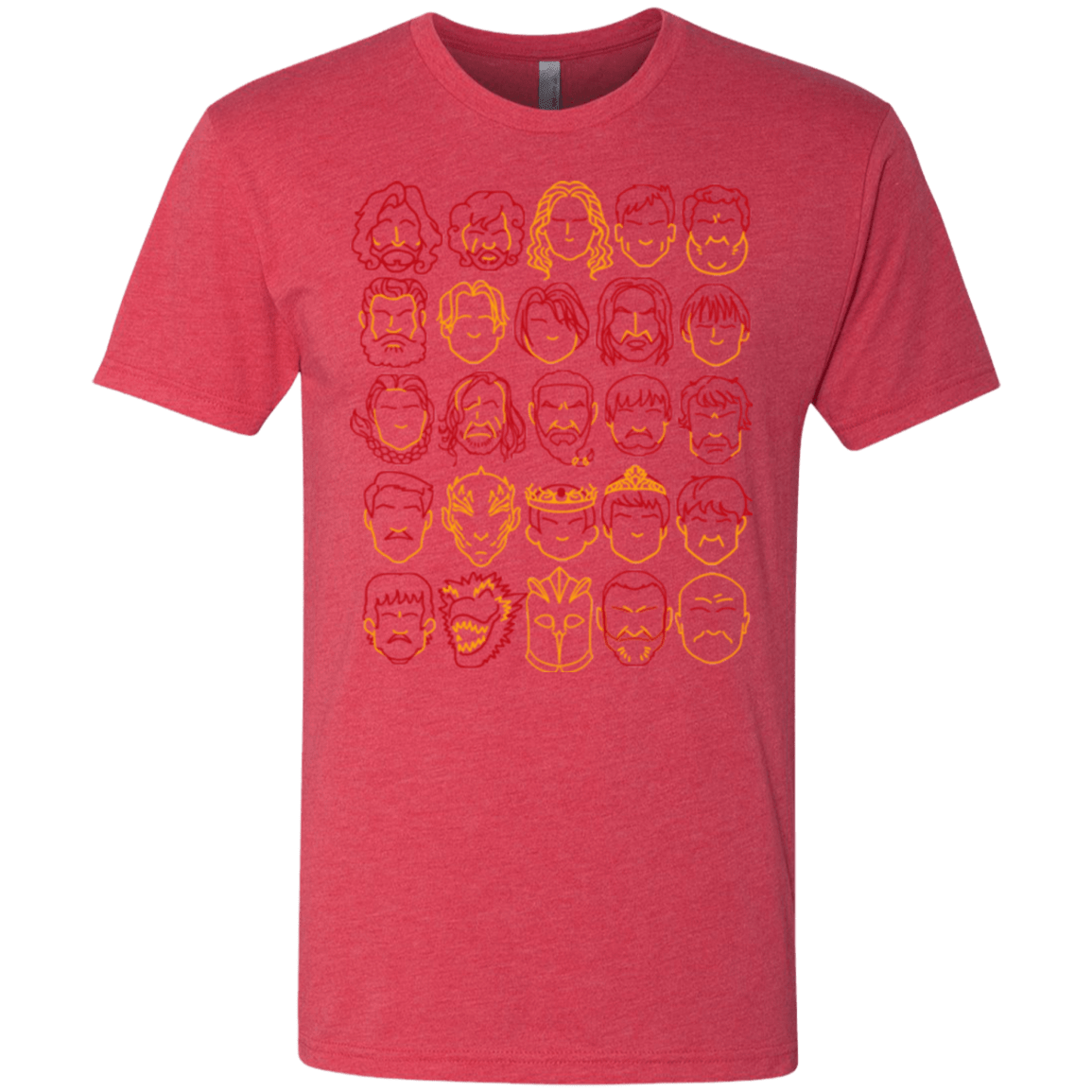 T-Shirts Vintage Red / Small Game of Thrones Minimalism Men's Triblend T-Shirt