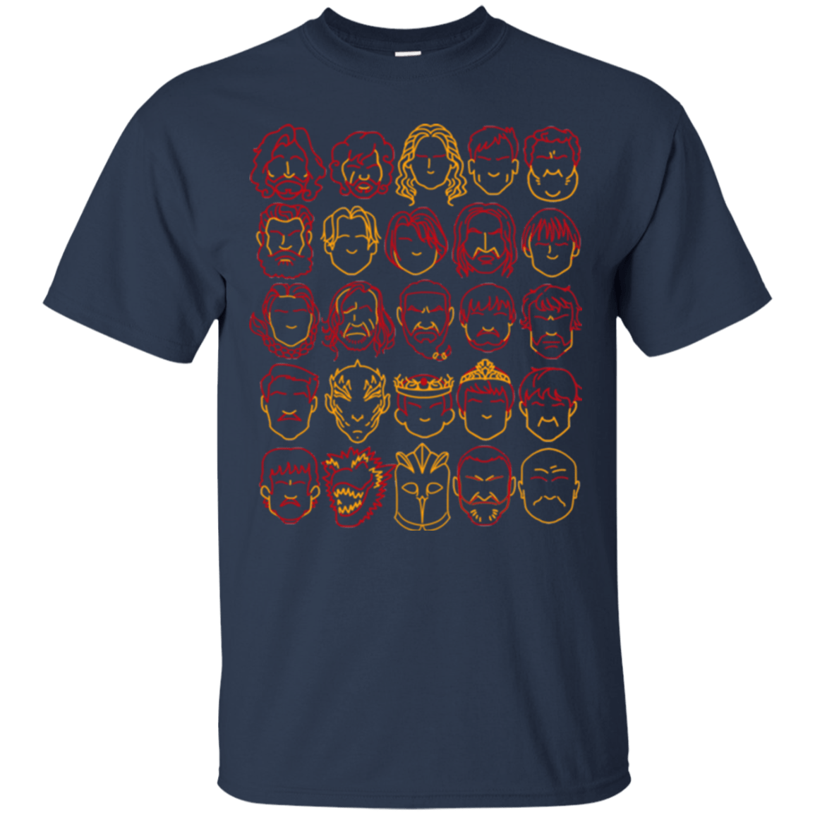 T-Shirts Navy / Small Game of Thrones Minimalism T-Shirt