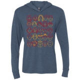 T-Shirts Indigo / X-Small Game of Thrones Minimalism Triblend Long Sleeve Hoodie Tee