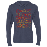 T-Shirts Vintage Navy / X-Small Game of Thrones Minimalism Triblend Long Sleeve Hoodie Tee