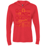 T-Shirts Vintage Red / X-Small Game of Thrones Minimalism Triblend Long Sleeve Hoodie Tee