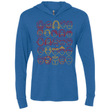 T-Shirts Vintage Royal / X-Small Game of Thrones Minimalism Triblend Long Sleeve Hoodie Tee