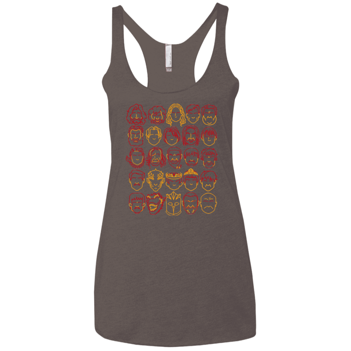 T-Shirts Macchiato / X-Small Game of Thrones Minimalism Women's Triblend Racerback Tank