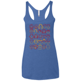 T-Shirts Vintage Royal / X-Small Game of Thrones Minimalism Women's Triblend Racerback Tank