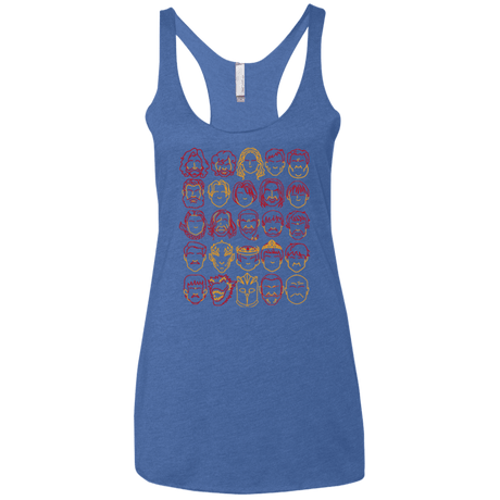 T-Shirts Vintage Royal / X-Small Game of Thrones Minimalism Women's Triblend Racerback Tank