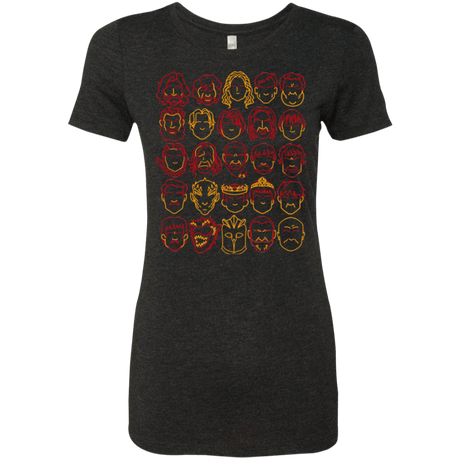 T-Shirts Vintage Black / Small Game of Thrones Minimalism Women's Triblend T-Shirt